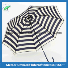 PU cubierta de cuero manejar regalo de promoción Parasol sol y paraguas de lluvia